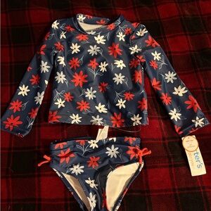 Carter’s- Blue and Red Floral